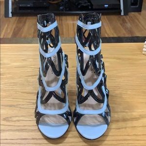 Fancy ankle high heels